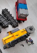 Playmobil RC goederentrein met containers- 5258, Kinderen en Baby's, Ophalen, Zo goed als nieuw, Complete set