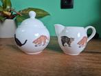 Roomstel Franciens katten., Huis en Inrichting, Keuken | Servies, Ophalen of Verzenden, Gebruikt, Overige stijlen