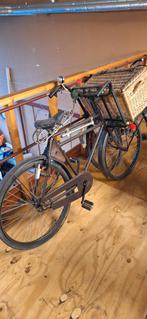 Oude transportfiets met rieten mand, 55 tot 59 cm, Ophalen, Onbekend, Jaren '50