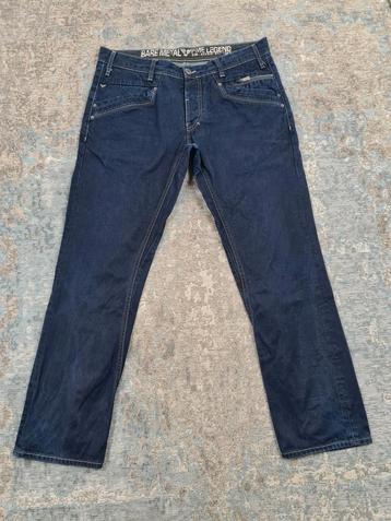 PME Bare Metal W36 L32 Straight 100% katoen Bronno3632 Blauw beschikbaar voor biedingen