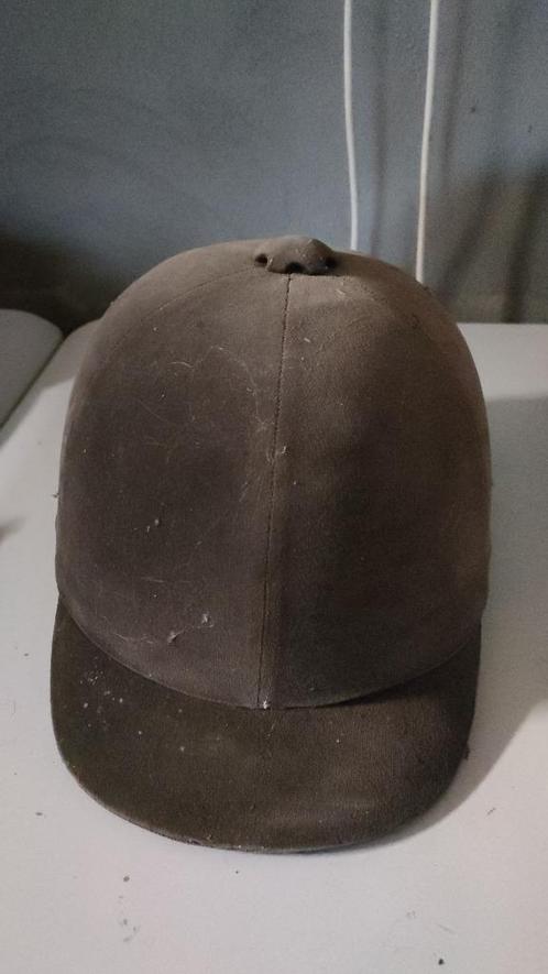 Cap bruin, Dieren en Toebehoren, Paardrijkleding, Gebruikt, Cap, Overige soorten, Ophalen of Verzenden