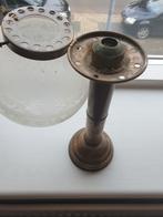 Te koop kandelaar met bol, Antiek en Kunst, Antiek | Kandelaars, Ophalen of Verzenden, Koper of Brons