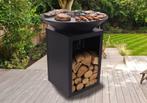 Sens-Line - Evi bbq en vuurschaal - 80x80x92cm - Zwart, Tuin en Terras, Ophalen, Nieuw, SenS-line