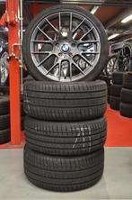 18" BMW 1 Serie F20 3 Serie E90 + Zomerbanden + TPMS, 18 inch, Gebruikt, Banden en Velgen, Ophalen of Verzenden