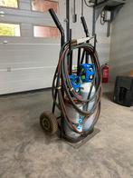 Autogeen lasser 10liter met gasflessen, Doe-het-zelf en Verbouw, Gereedschap | Lasapparaten, Ophalen, Gebruikt, Minder dan 150 ampère