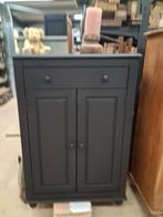 Zwart Meidenkastje - 120x83x38 cm, Ophalen of Verzenden