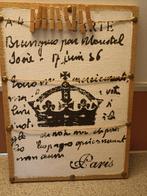 Jutte wandbord, Ophalen