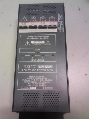 Lightec SP4 DMX, 4 kanaals dimmerpack licht beschikbaar voor biedingen