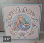 Geborduurde wenskaarten Opa & Oma, Nieuw, Man of Vrouw, Info@sparklecrafts.nl, Ophalen of Verzenden