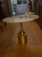 NIEUWE BIJZETTAFEL GOUD met WIT BLAD 48 cm., Pietseweg 13A Oud Gastel, Info@ptmd.nl, Nieuw, Ophalen of Verzenden