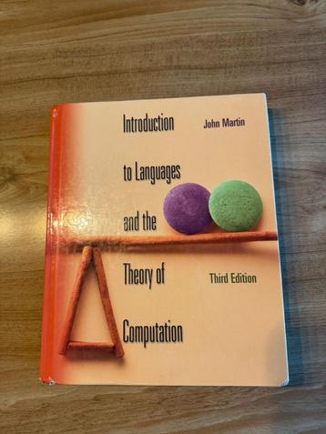 Introduction to Languages and the Theory of Computation beschikbaar voor biedingen