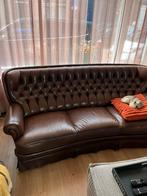 Chesterfield 3 zits en 2 zits, Huis en Inrichting, Banken | Sofa's en Chaises Longues, Ophalen, Gebruikt, Driepersoons, Leer