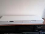 Plank met lades, wit, Huis en Inrichting, Woonaccessoires | Wandplanken en Boekenplanken, Ophalen, Zo goed als nieuw