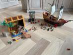 Playmobile piratenboot, ridder kasteel, schatkamer en meer, Kinderen en Baby's, Speelgoed | Playmobil, Ophalen of Verzenden, Zo goed als nieuw