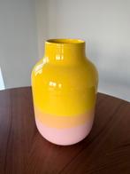 Nuno Vase Large - Geel/Roze - Nieuw!, Geel, Aardewerk of Porselein, Nieuw, Ophalen of Verzenden