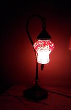 Oosterse mozaieklamp, Huis en Inrichting, Lampen | Hanglampen, Ophalen of Verzenden, Zo goed als nieuw, Glas, Minder dan 50 cm