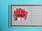 ky423 KERST / cadeau / bloemen, Verzenden, Nieuw, Kerst, Knipvel