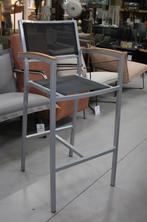 Luxe barstoelen barkrukken tuinstoel aluminium hout terras, Huis en Inrichting, Barkrukken, Ophalen, 5 krukken of meer, Met voetsteun