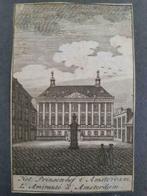 R13 / Prinsenhof te Amsterdam Unieke gravure 18e eeuw, Ophalen of Verzenden