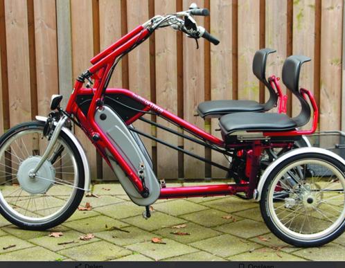 Huka elektrische duo fiets, Fietsen en Brommers, Fietsen | Driewielfietsen, Zo goed als nieuw, Ophalen of Verzenden