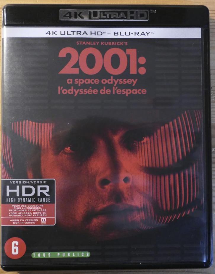 4K Blu-ray '2001: A Space Odyssey', Cd's en Dvd's, Blu-ray, Zo goed als nieuw, Science Fiction en Fantasy, Ophalen of Verzenden