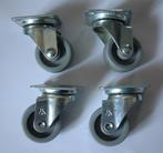 Zwenkwielen 4 Stuks Meubel wieltjes Nieuw, Ophalen of Verzenden, Nieuw