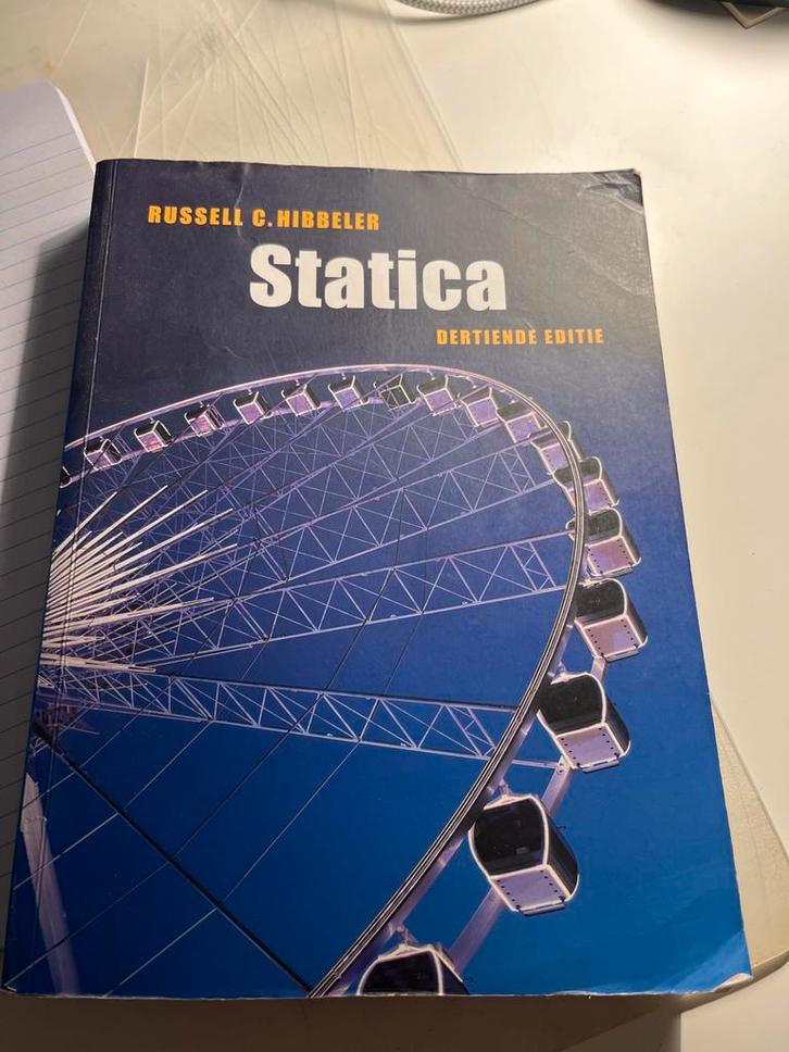 Statica, 13e editie - Hibbeler, Boeken, Studieboeken en Cursussen, Zo goed als nieuw, HBO, Beta, Ophalen of Verzenden