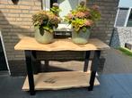 Unieke Side Table - Op Maat Gemaakt!, Huis en Inrichting, Tafels | Sidetables, Ophalen, 100 tot 150 cm, Eikenhout, Nieuw