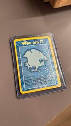 Pokemon Funskool who am i holo kaart - near mint - Pidgey!, Ophalen of Verzenden, Zo goed als nieuw, Losse kaart, Foil