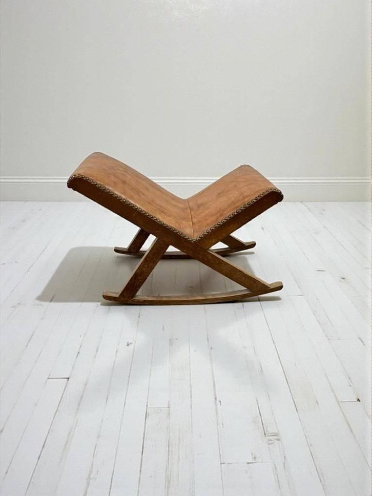 vintage voetsteun / krukje / poef, Antiek en Kunst, Curiosa en Brocante, Ophalen