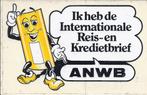 So278 sticker ANWB Reis en krediet brief, Sticker, Ophalen of Verzenden, Zo goed als nieuw