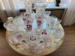 Kristal glas, Ophalen of Verzenden, Zo goed als nieuw, Rond, Glas