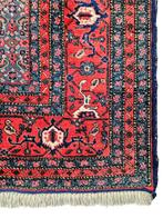 Handgeknoopt Perzisch wol Meshkin tapijt medallion 222x316cm, Gebruikt, 100 tot 150 cm, Perzisch, Onbekend