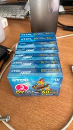 7x TDK mini DV tapes  nieuw in de verpakking, Overige merken, Mini dv, Ophalen of Verzenden, Zo goed als nieuw