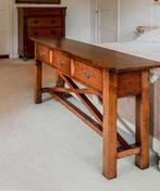 Houten sidetable met lades, Huis en Inrichting, Ophalen, 100 tot 150 cm, Zo goed als nieuw, 25 tot 50 cm