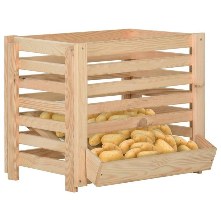 Aardappelkist aardappelen houten kist GRATIS VERZONDEN!, Doe-het-zelf en Verbouw, Kratten en Dozen, Nieuw, Bak of Kist, 50 tot 75 cm