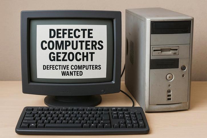 Computers gezocht, Computers wanted..., Computers en Software, Desktop Pc's, Ophalen