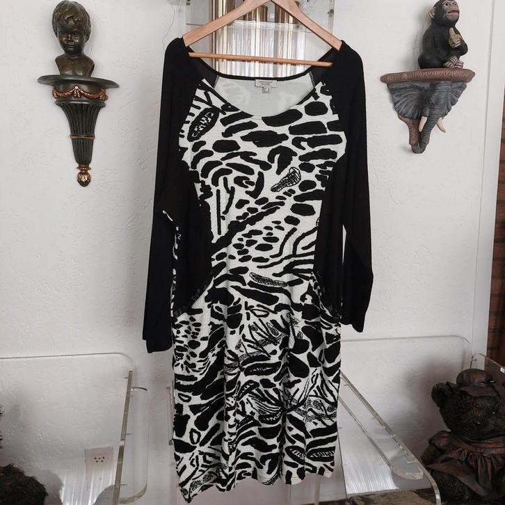 Jurk van het merk Orientique.  Maat 48, Kleding | Dames, Grote Maten, Nieuw, Jurk, Zwart, Verzenden