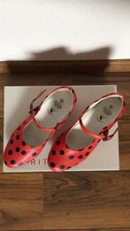 Spaanse Flaminco schoentjes; hakje; rood/zwart; stipjes; 36, Kinderen en Baby's, Kinderkleding | Schoenen en Sokken, Ophalen of Verzenden