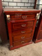 Te koop Exclusieve ladekast afgewerkt met opaal !, Huis en Inrichting, Kasten | Ladekasten, Ophalen, 50 tot 100 cm, Zo goed als nieuw