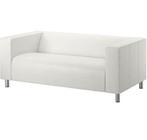 Ikea Klippan wit leer, Ophalen, Gebruikt, 150 tot 200 cm, Tweepersoons