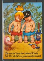 Humor  Nostalgie Satire Vintage Ansichtkaart f-74b jdu, Ophalen of Verzenden, 1940 tot 1960, Ongelopen, Overige thema's