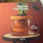 Terra Cotcha. Plantpot- bloempot, Tuin en Terras, Bloempotten, Rond, Ophalen of Verzenden, Zo goed als nieuw, Aardewerk