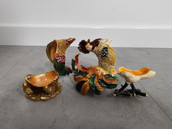 Kip & Haan Sierdoosjes met Juwelen, Antiek en Kunst, Antiek | Woonaccessoires, Ophalen of Verzenden