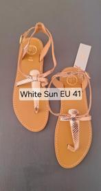 White Sun sandalen goud rosé leer EU 41 – nieuw, Overige kleuren, Nieuw, White Sun, Sandalen of Muiltjes