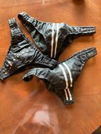 3 leren slips gedragen en gereinigd €35, incl verz postNL,, Ophalen of Verzenden, Gedragen, Zwart, W33 - W34 (confectie 48/50)