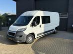 Peugeot Boxer Bestel 435 2.0 BlueHDI L3H2 Pro DC, Trekhaak,, Stof, Gebruikt, Bedrijf, Te koop