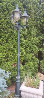 Grote lantaarn net 3 lampen, Ophalen, Gebruikt, Aluminium, Staande lamp