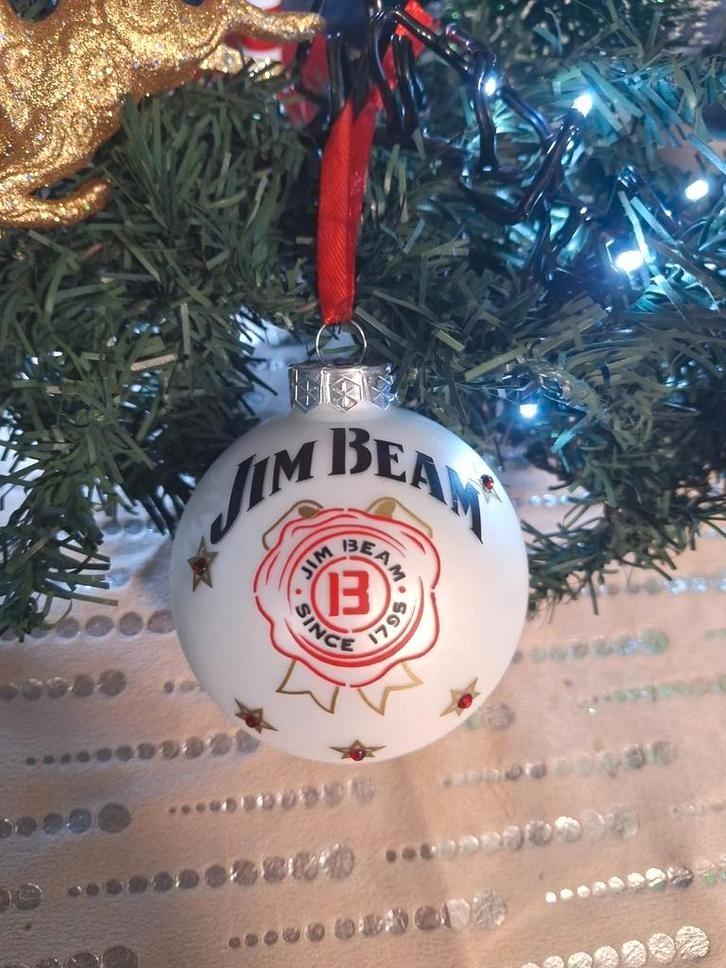 Kerstbal Jim Beam, Verzamelen, Merken en Reclamevoorwerpen, Nieuw, Ophalen