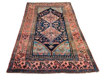 Handgeknoopt Perzisch antiek wol Shashevan tapijt 130x195cm beschikbaar voor biedingen